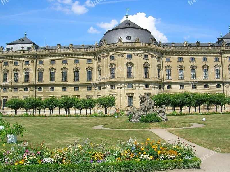 Würzburg Residence Castle Garden Swiss Francs