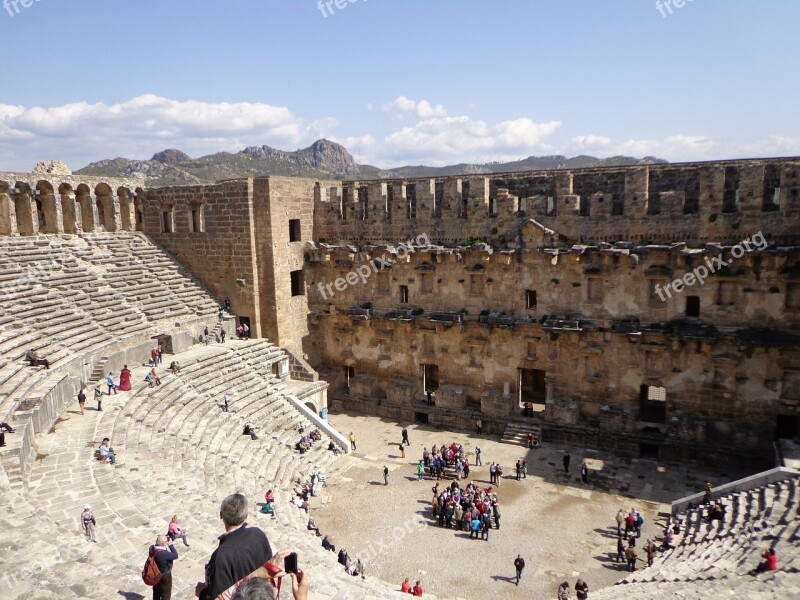 Aspendos Amphitheater Turkey Free Photos