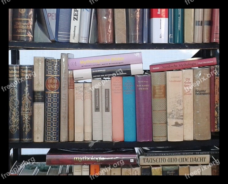 Books Book Bookshelf Library Old Books