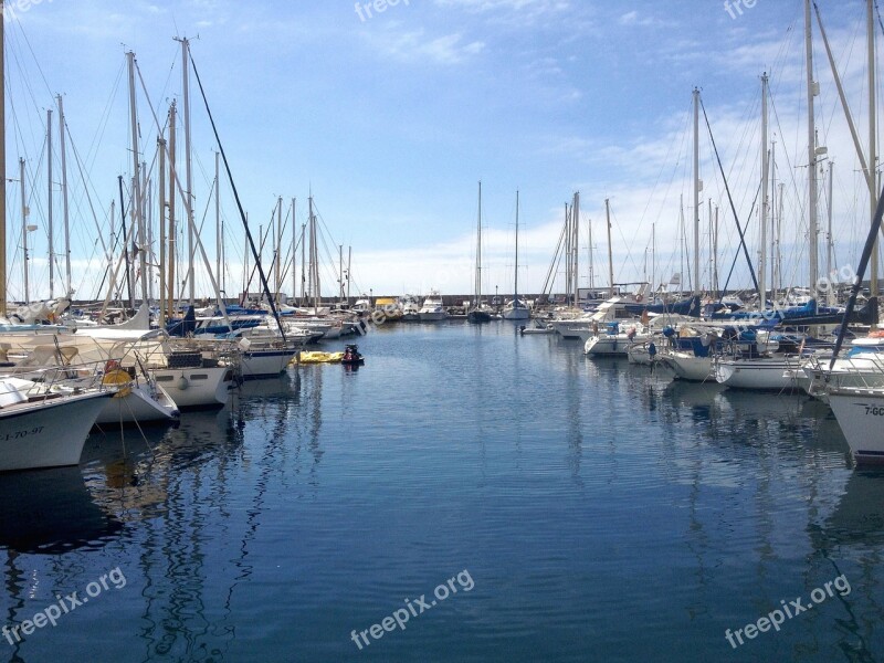 Port Boats Ships Shipping Yachts