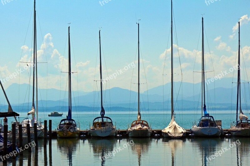 Sailing Boat Sailing Vessel Boat Anchor Anchorage