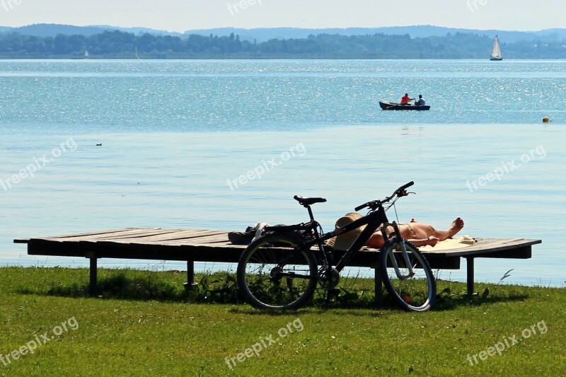 Leisure Recovery Relax Sunbathing Water