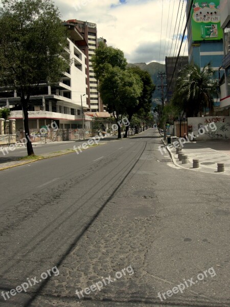 Quito Ecuador Street Road Town