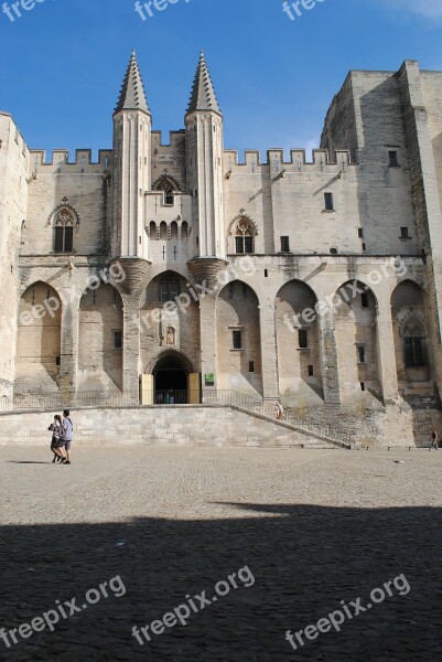 Palais Des Papes Avignon France Architecture Free Photos