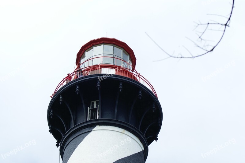 St Augustine Lighthouse Lighthouse Florida Beacon Nautical