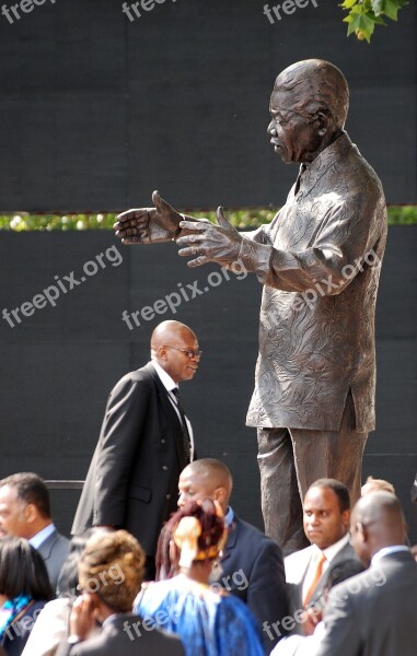 Nelson Mandela Statue Bronze London Memorial