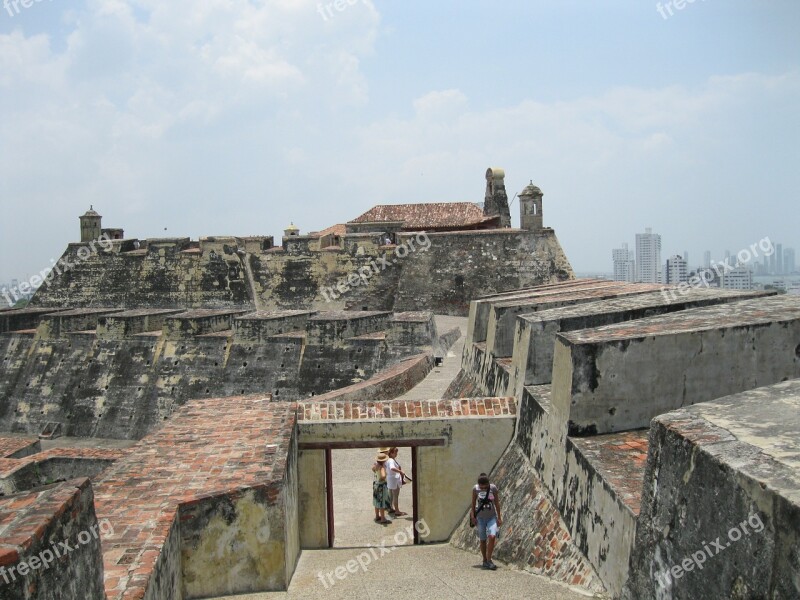 Castle Cartagena Wall Free Photos