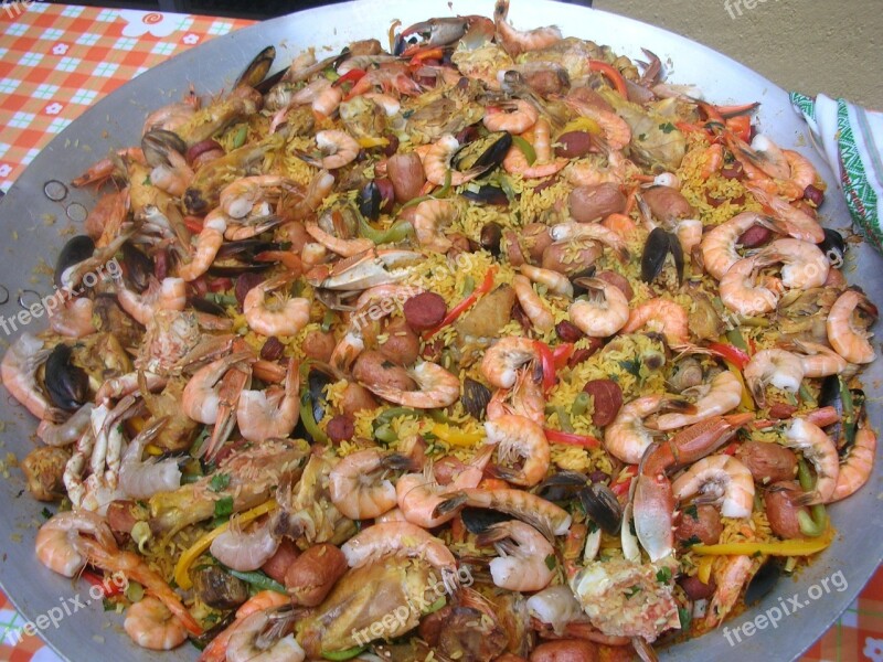 Paella Food Nutrition Free Photos