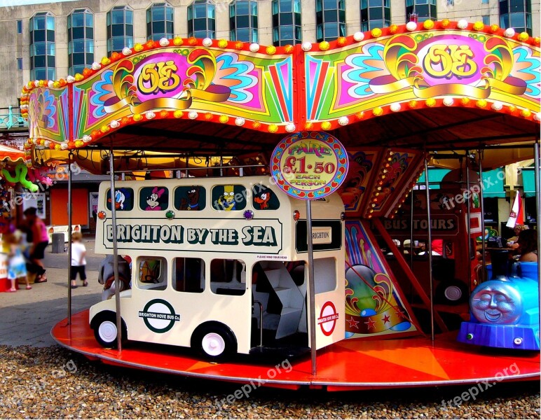 Amusements Attraction Entertainment Ride Carousel