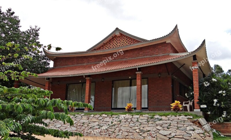 Cottage Pagoda-style Pyramid Valley Bangalore India