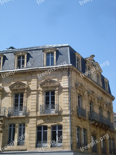 Architecture Building City Bourgeois Windows