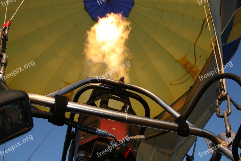 Fire Balloon Flight Ballooning Basket