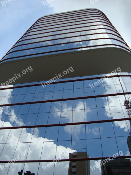 Brazil Skyscraper Clouds Window Buildings