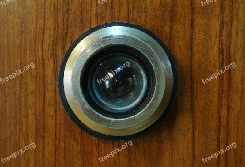 Magic-eye Peephole Door Device Free Photos