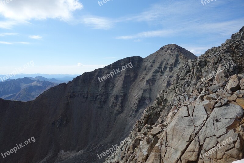 Mountain Colorado Nature Outdoors Fourteener