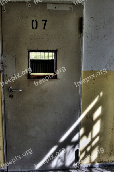 Prison Cell Prison Cell Prison Wing Iron Door