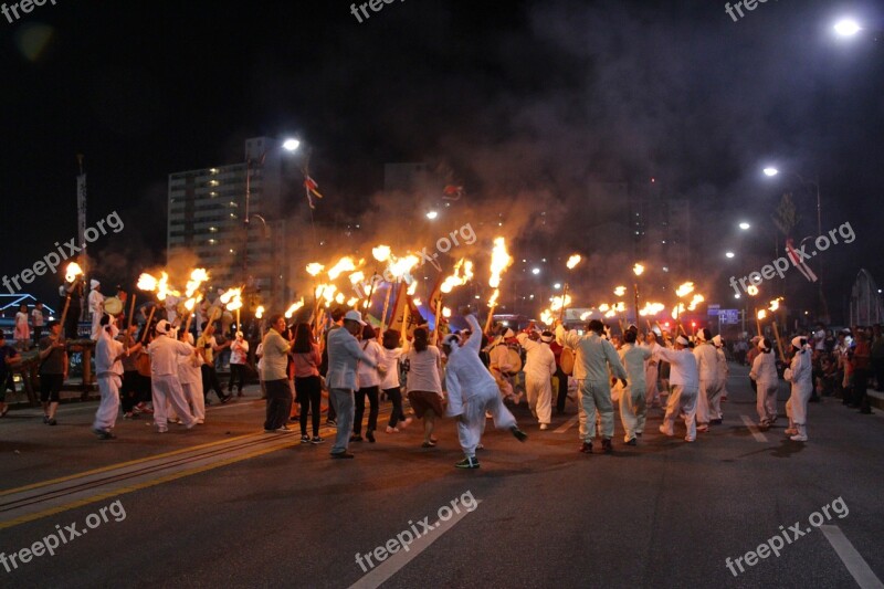 Korean Torchlight Sichuan Republic Of Korea Free Photos