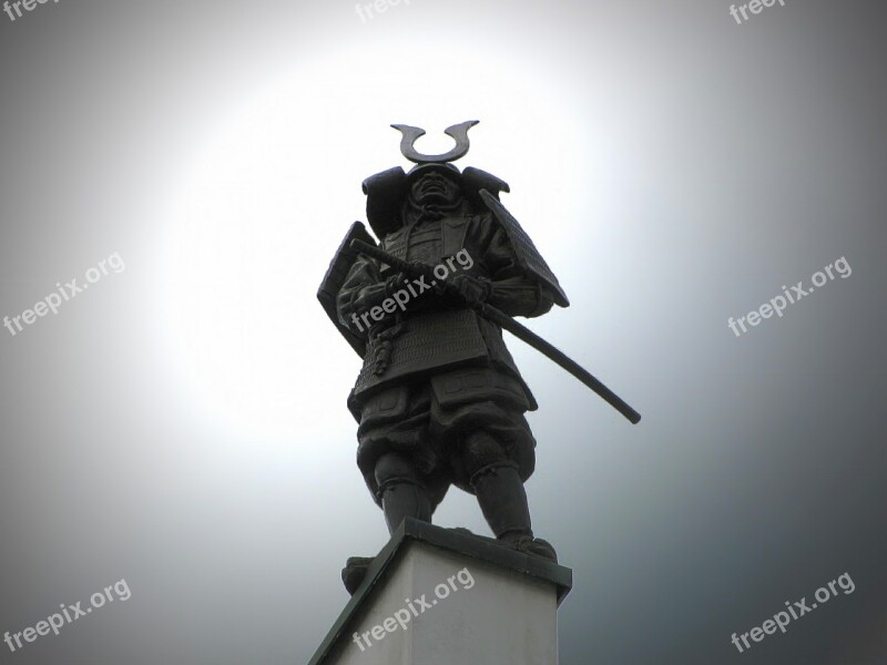 Statue Sculpture Warrior Brno Silhouette