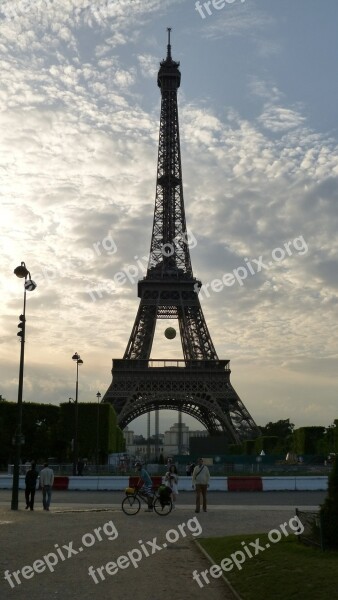 Paris Eiffel Tower Steel Structure Architecture World's Fair