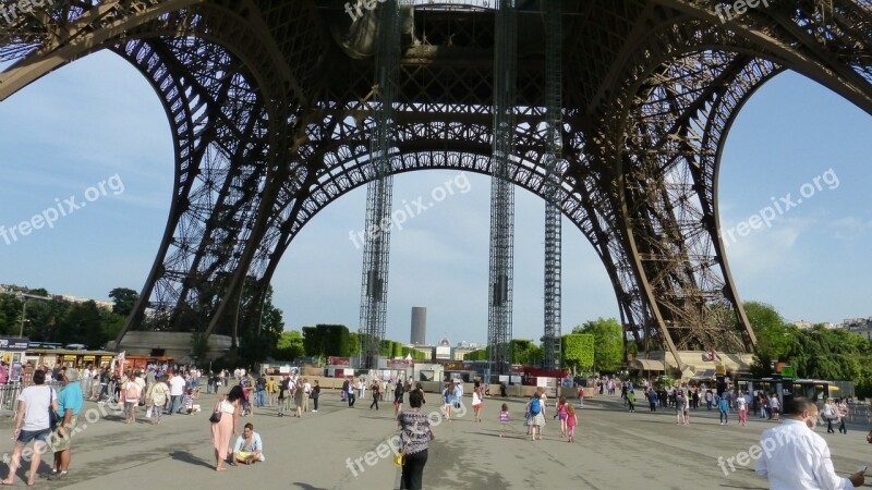 Paris Eiffel Tower Architecture World's Fair Steel Structure