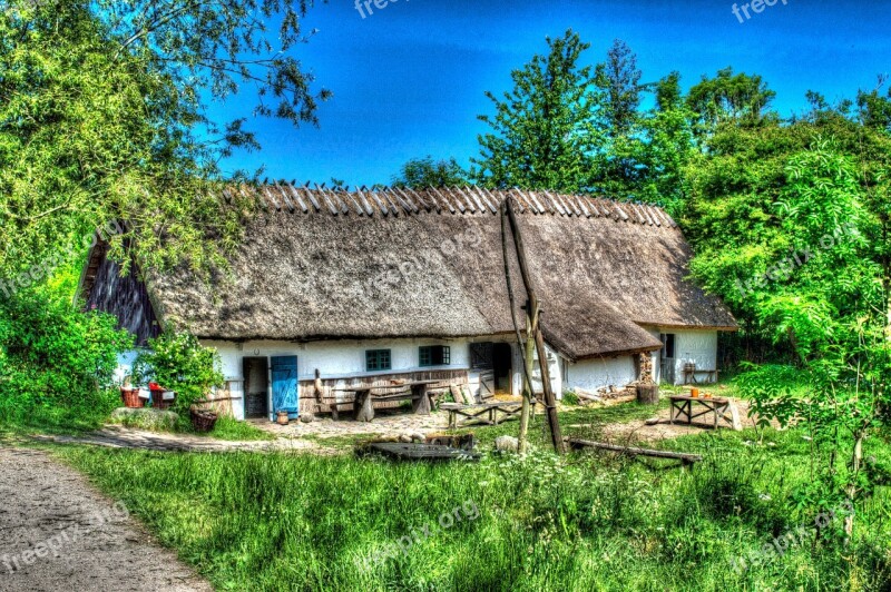 Farm Summer Village House Landscape