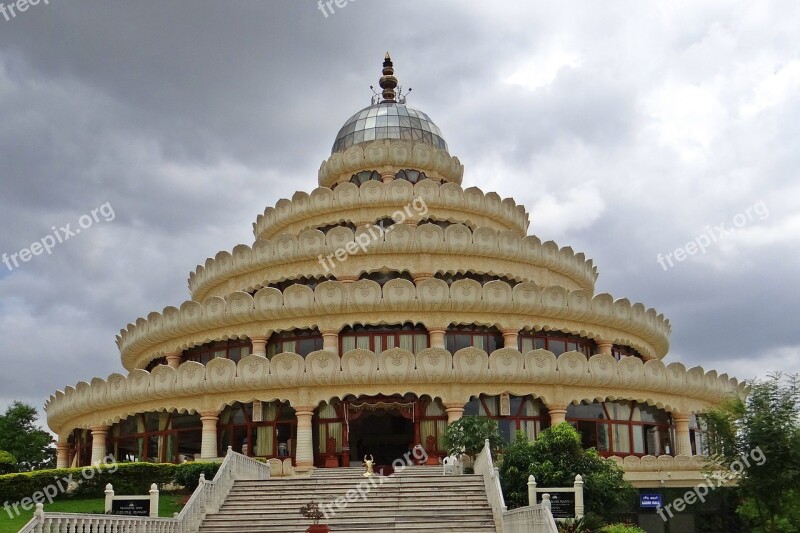 Art Of Living International Center Meditation Hall Yoga Spirituality