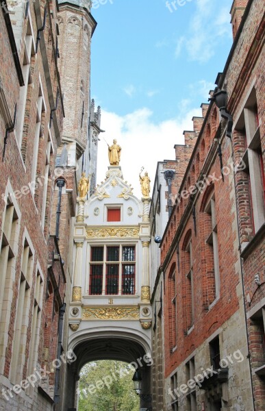 Bruges Belgium Medieval City Historically Architecture