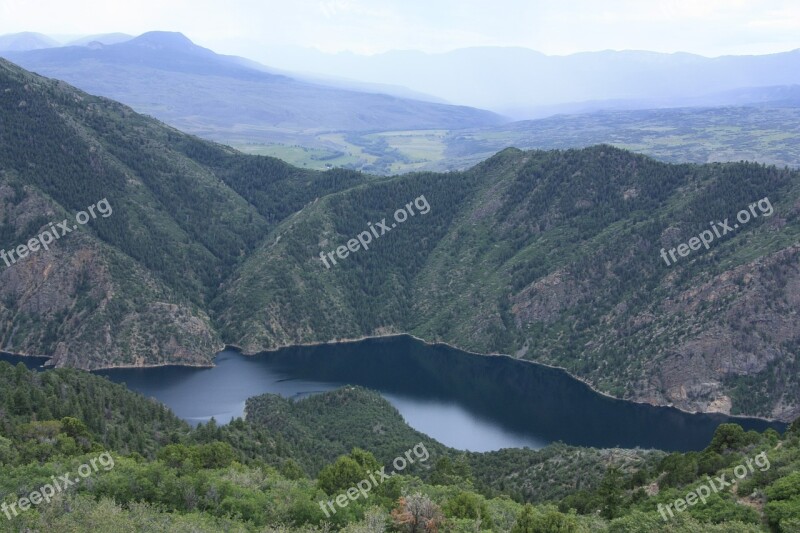 Canyon River Mountains Colorado Free Photos