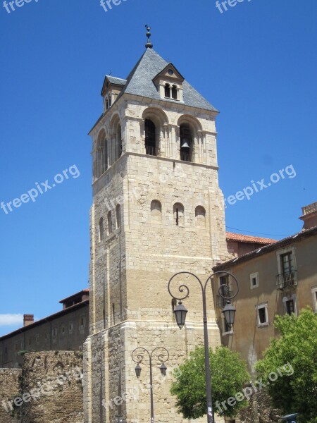 Leon San Isidoro Monument Tower Architecture