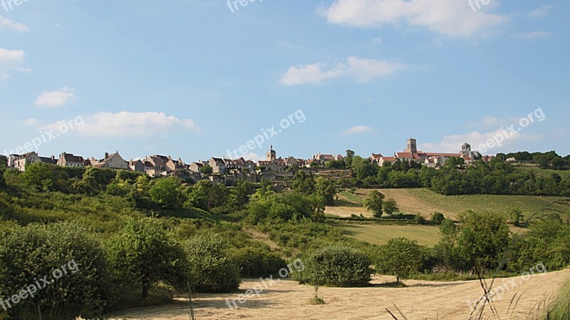 Vézelay Yonne City Tourism Tourist