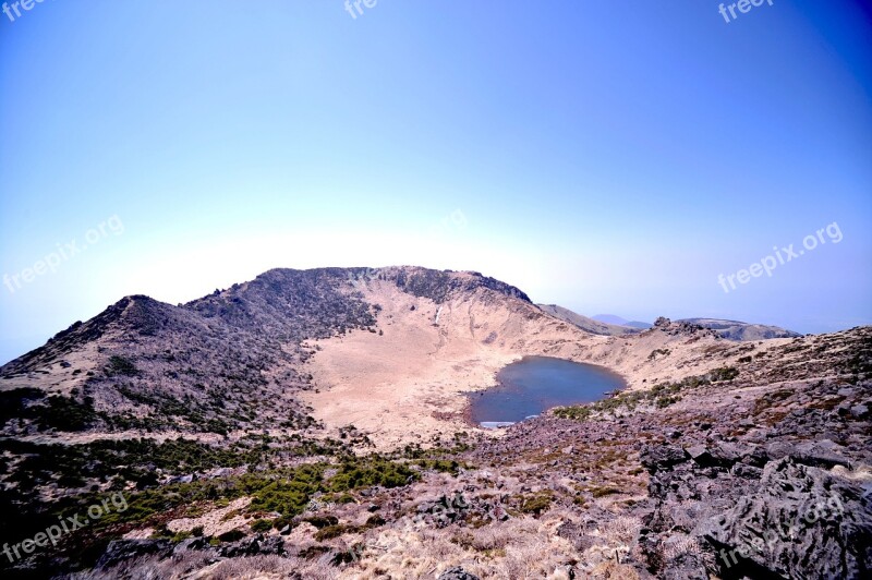 Jeju Island Halla Baengnokdam Sky Lake