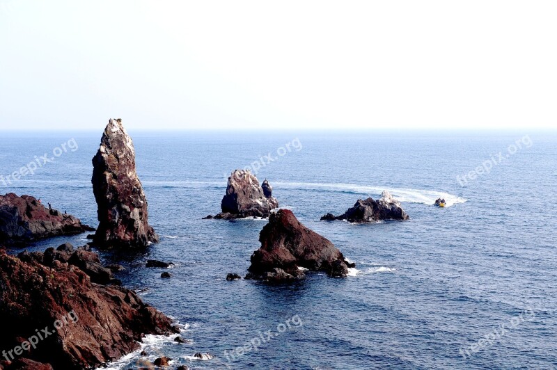 Jeju Island Sea Summer Boat The Ark