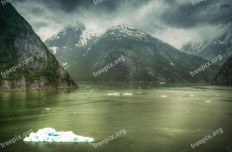 Tracy Arm Fjords Alaska Ice