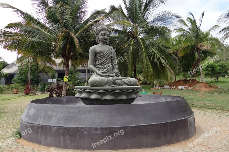 Buddha Statue Pyramid Valley Pyramid Meditation Yoga