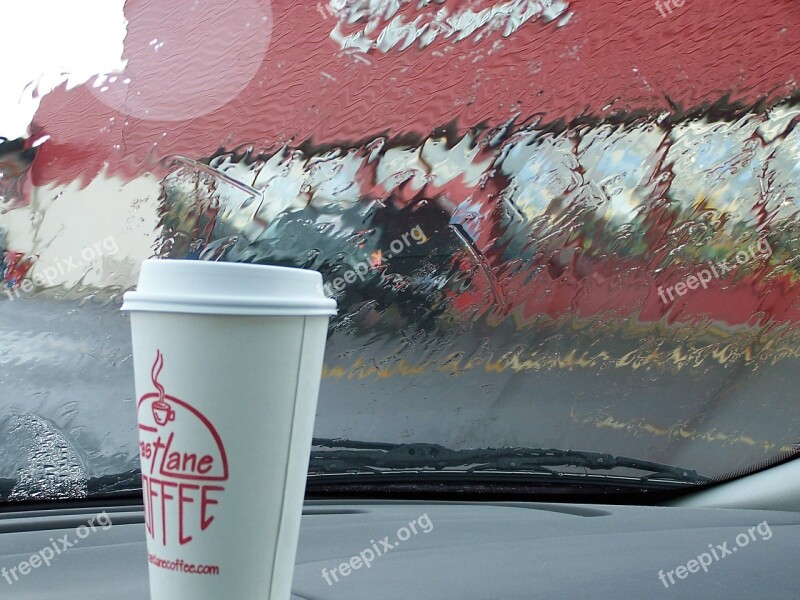 Car Trip Coffee Rain Cup