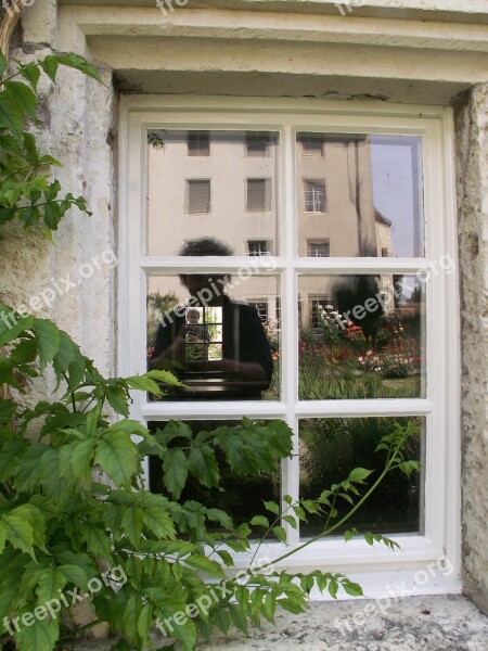 Window Mirroring Confusion Monastery Garden Free Photos