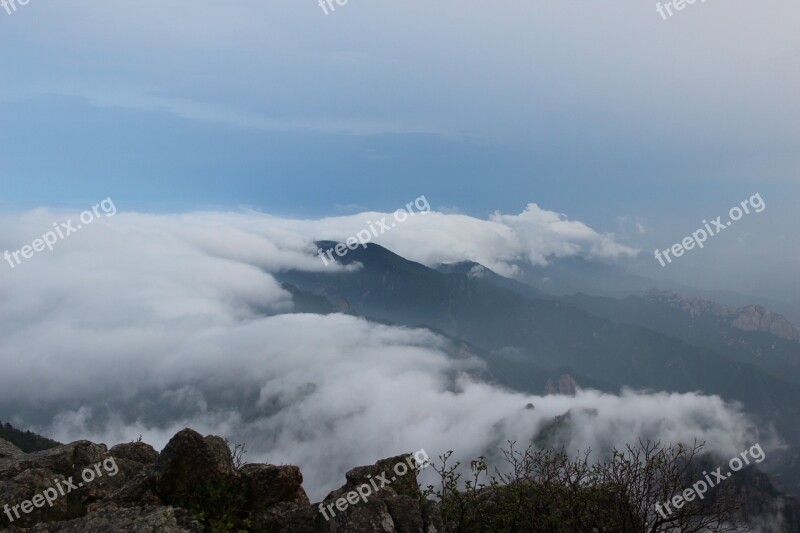 Mt Seoraksan Daecheong Bong Cloud Free Photos