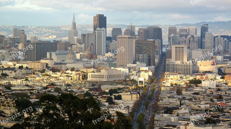 San Francisco Market Street Downtown