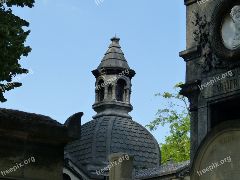 Paris Cemetery Père Lachaise Grave Rest