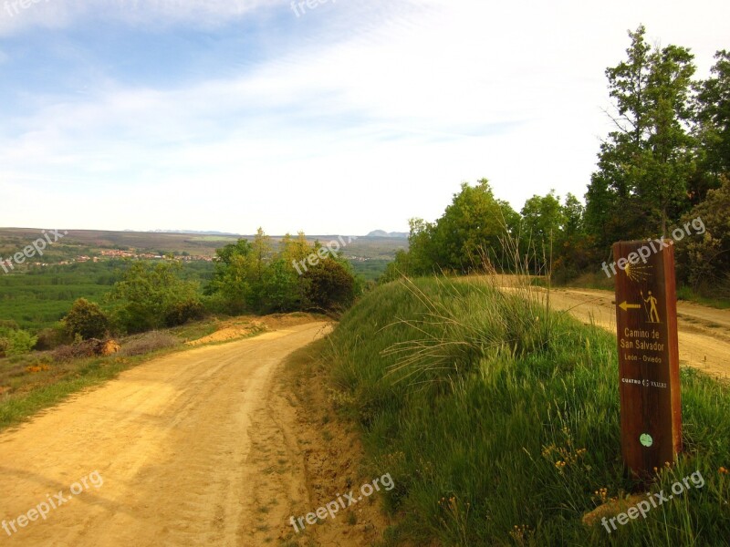 Pilgrims Path San Salvador Carbajal Free Photos