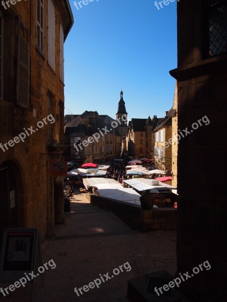 Sarlat Village Town Market Free Photos