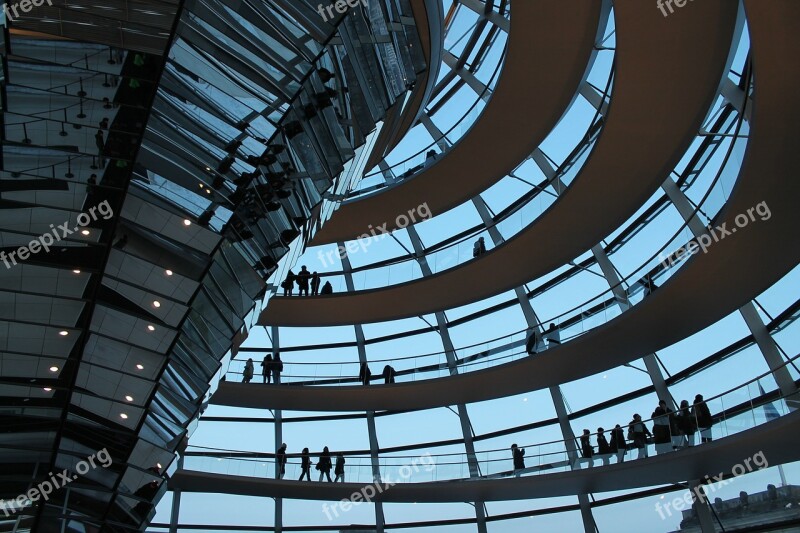 Reichstag Glass Dome Bundestag Architecture Berlin