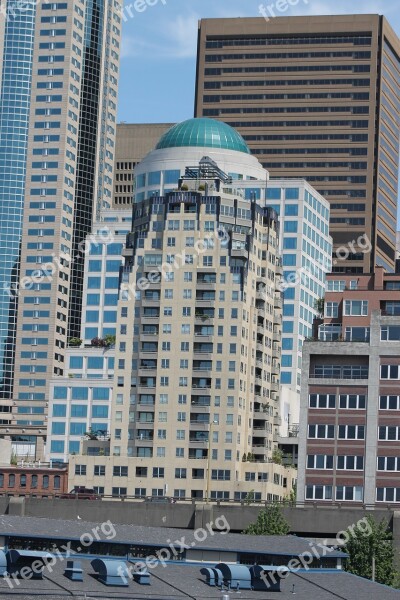 Seattle Skyline Building Tower Downtown