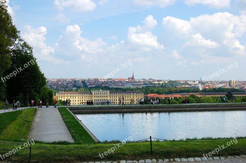 Vienna Schönbrunn Castle Park Gloriette View