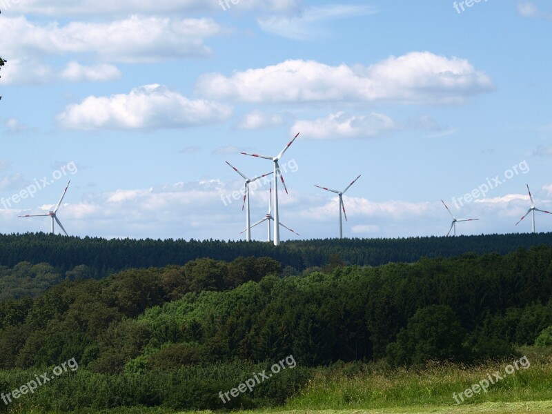 Wind Turbine Energy Wind Energy Environmentally Friendly Sky