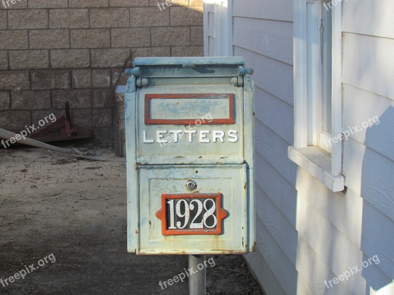 Postal Box Antique Old Mail Box Free Photos