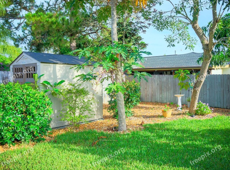 Fence Shed Wooden Shed Garden Free Photos