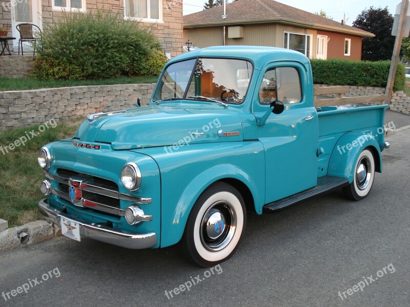 Truck Truck Fargo Vehicle Transportation Old Truck