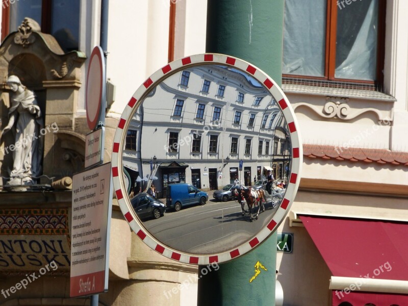 Mirror Reflection Street Urban Free Photos