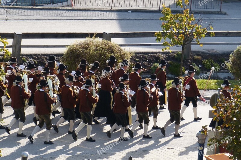 Music Band Band Uttendorf Onslaught Marching Play